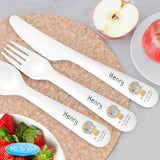 Personalised Tiny Tatty Teddy Jungle Animals Cutlery Set: 1 - Cutlery Sets