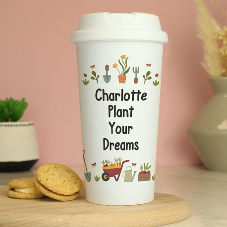 Personalised Gardening Travel Mug - Travel Mugs at Gift Moments