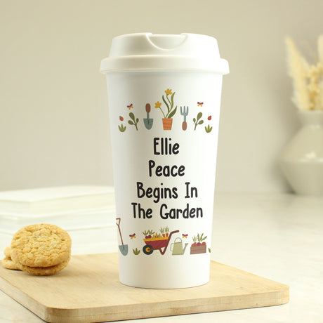 Personalised Gardening Travel Mug - Travel Mugs at Gift Moments