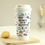 Personalised Positive Affirmations Travel Mug: 1 - Travel Mugs By Gift Moments