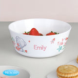 Personalised Tiny Tatty Teddy Woodland Animal Plastic Bowl: 3 - Bowls