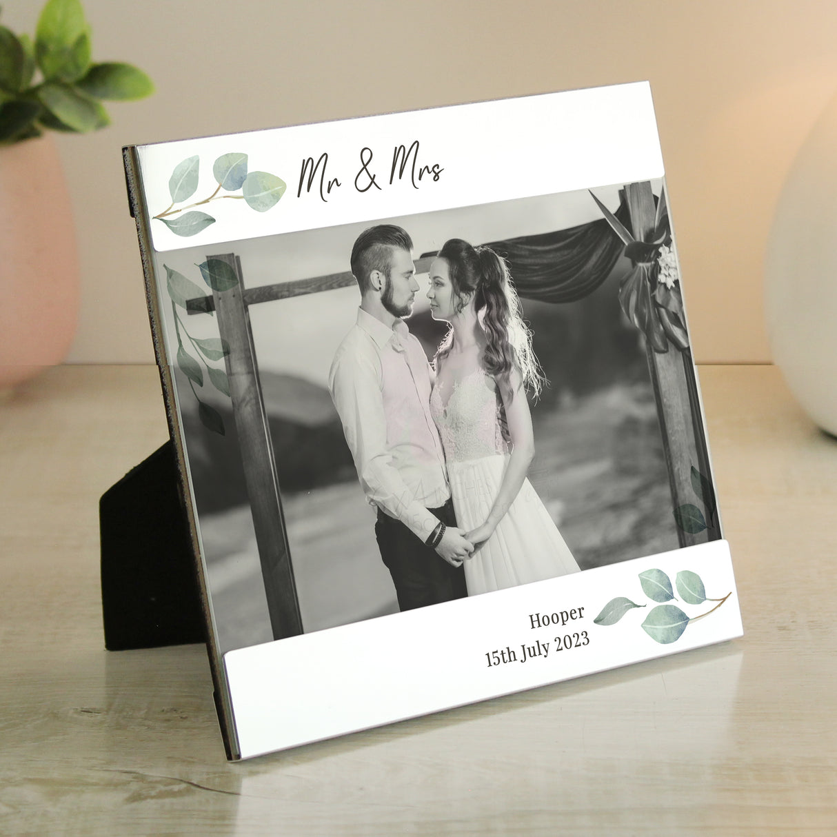 Personalised Botanical 6x4 Photo Frame: 2 - Photo Frames By Gift Moments