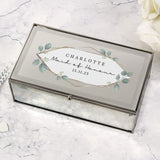 Personalised Botanical Mirrored Jewellery Box - Jewellery Boxes at Gift Moments