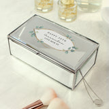 Personalised Botanical Mirrored Jewellery Box - Jewellery Boxes at Gift Moments