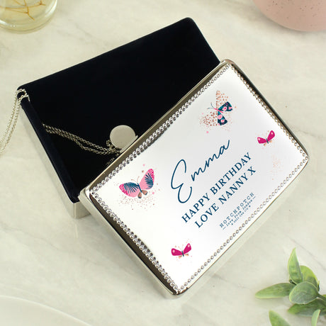 Personalised Hotchpotch Butterfly Rectangular Jewellery Box - Jewellery Boxes at Gift Moments