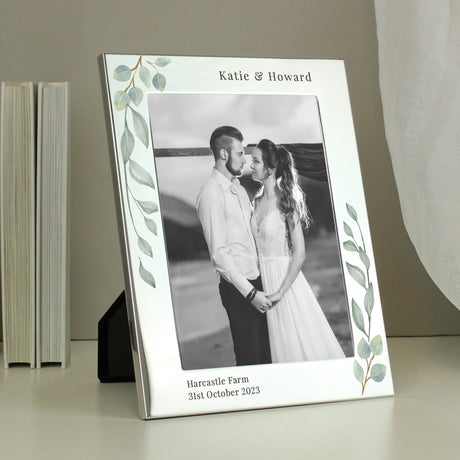 Personalised Botanical 5x7 Photo Frame Default Title - Photo Frames at Gift Moments