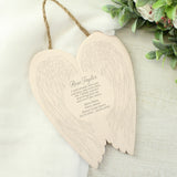 Personalised In Loving Memory Ceramic Wings - Memorials at Gift Moments