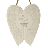 Personalised In Loving Memory Ceramic Wings - Memorials at Gift Moments