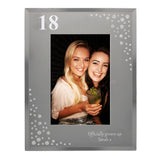 Personalised Diamante Glass Frame for Age 6: 6 - Photo Frames By Gift Moments