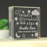 Personalised Twinkle Twinkle Crystal Token - Crystal Tokens at Gift Moments