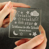 Personalised Twinkle Twinkle Crystal Token - Crystal Tokens at Gift Moments