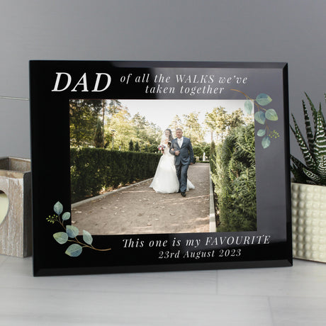 Personalised Botanical Wedding Frame for Dad: 4 - Photo Frames By Gift Moments