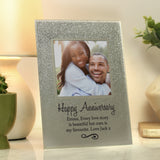 Personalised Glitter Glass Photo Frame: 1 - Photo Frames By Gift Moments