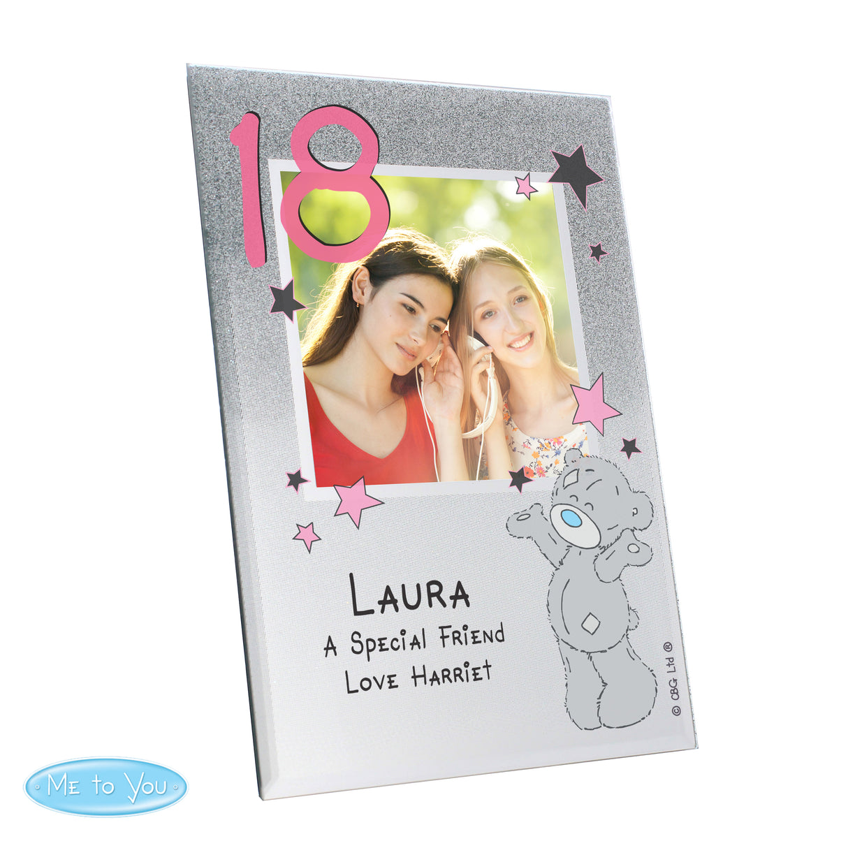 Personalised Me To You Glitter Photo Frame: 4 - Photo Frames By Gift Moments