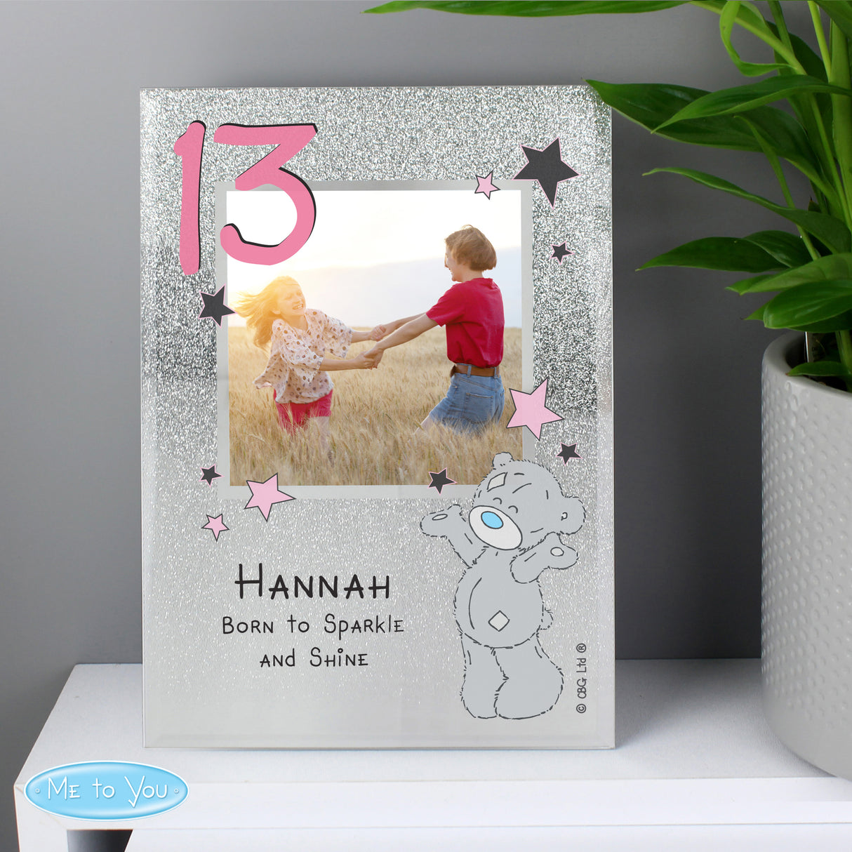 Personalised Me To You Glitter Photo Frame: 2 - Photo Frames By Gift Moments