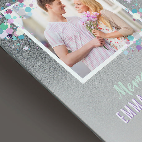 Personalised Glitter 4x4 Photo Frame: 4 - Photo Frames By Gift Moments