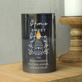 Personalised HOME Smoked Glass LED Candle Default Title - LED Lighting at Gift Moments