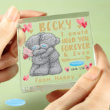 Personalised Me To You Hold You Forever Crystal Token - Crystal Tokens at Gift Moments