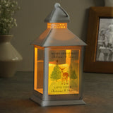 Personalised Christmas Deer LED Lantern - LED Lighting at Gift Moments