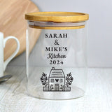 Personalised Home Glass Storage Jar - Storage at Gift Moments