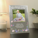 Personalised Blooming Lovely Glitter Photo Frame: 1 - Photo Frames By Gift Moments