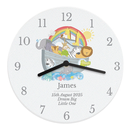 Personalised Noah's Ark Clock - Clocks at Gift Moments