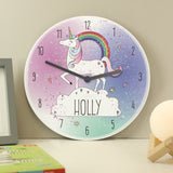 Personalised Unicorn Wooden Clock - Clocks at Gift Moments