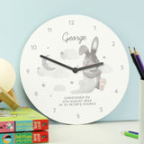 Personalised Baby Bunny Nursery Wall Clock - Clocks at Gift Moments