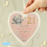 Personalised Me To You Birthday Wooden Heart: 1 - Decorations