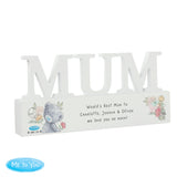 Personalised Me To You Wooden Mum Ornament - Ornaments at Gift Moments