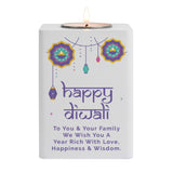 Personalised Wooden Tealight Holder for Diwali: 5 - Candle Holders By Gift Moments