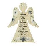 Personalised Memorial Wooden Angel Ornament - Ornaments at Gift Moments