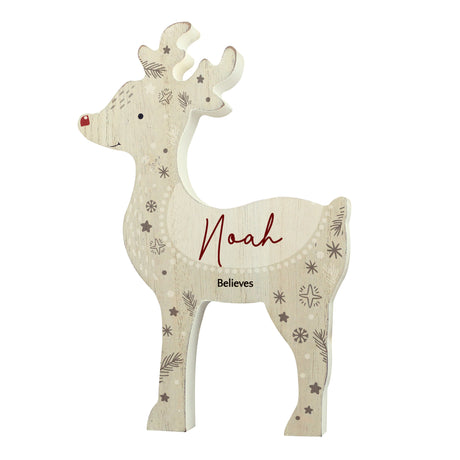 Personalised Red Nosed Reindeer Ornament - Christmas Decorations at Gift Moments