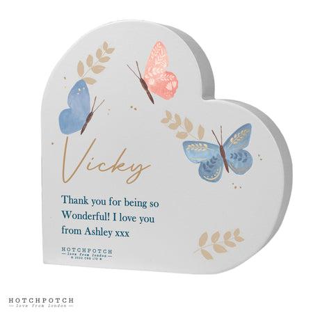 Personalised Hotchpotch Butterfly Heart Ornament - Ornaments at Gift Moments