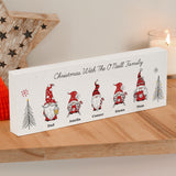 Personalised Gonk Family Mantle Christmas Decoration - Ornaments at Gift Moments