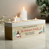 Personalised Christmas Gonk Triple Tea Light Box Default Title - Candle Holders at Gift Moments