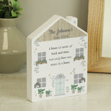 Personalised Love Makes A Home Wooden House Ornament Default Title - Ornaments at Gift Moments