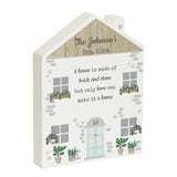 Personalised Love Makes A Home Wooden House Ornament - Ornaments at Gift Moments