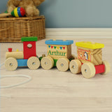 Personalised Wooden Circus Toy Train - Toys at Gift Moments