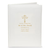 Personalised Gold Cross Traditional Photo Album - Photo Albums at Gift Moments