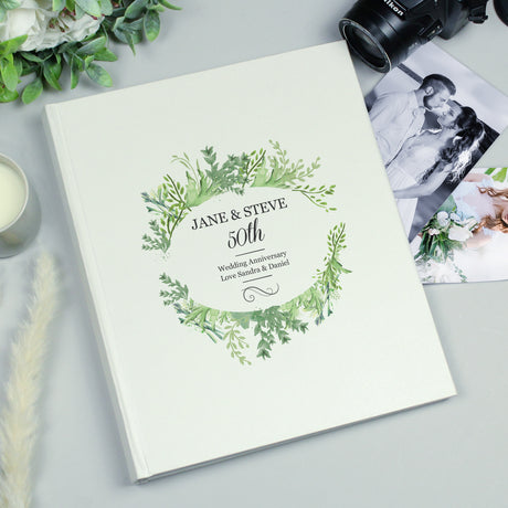 Personalised Fresh Botanical Traditional Photo Album - Photo Albums at Gift Moments