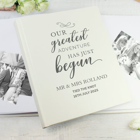 Personalised Our Greatest Adventure Traditional Photo Album - Photo Albums at Gift Moments