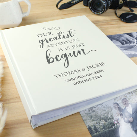 Personalised Our Greatest Adventure Traditional Photo Album - Photo Albums at Gift Moments