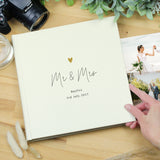 Personalised Gold Heart Couples Square Photo Album - Photo Albums at Gift Moments