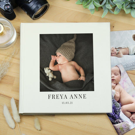 Personalised Photo Upload Square Photo Album - Photo Albums at Gift Moments