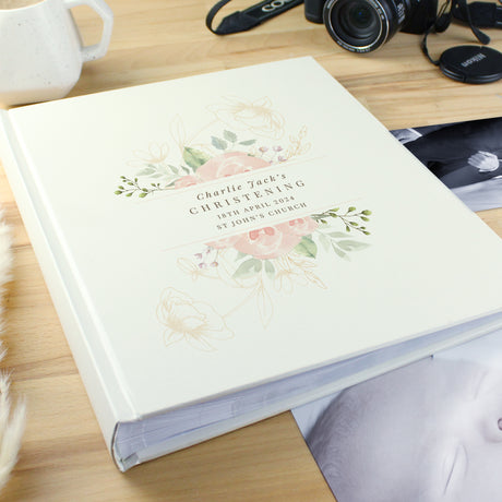 Personalised Floral Traditional Photo Album - Photo Albums at Gift Moments