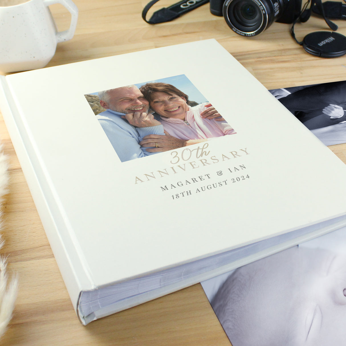 Personalised Photo Upload 25th Anniversary Traditional Photo Album - Photo Albums at Gift Moments