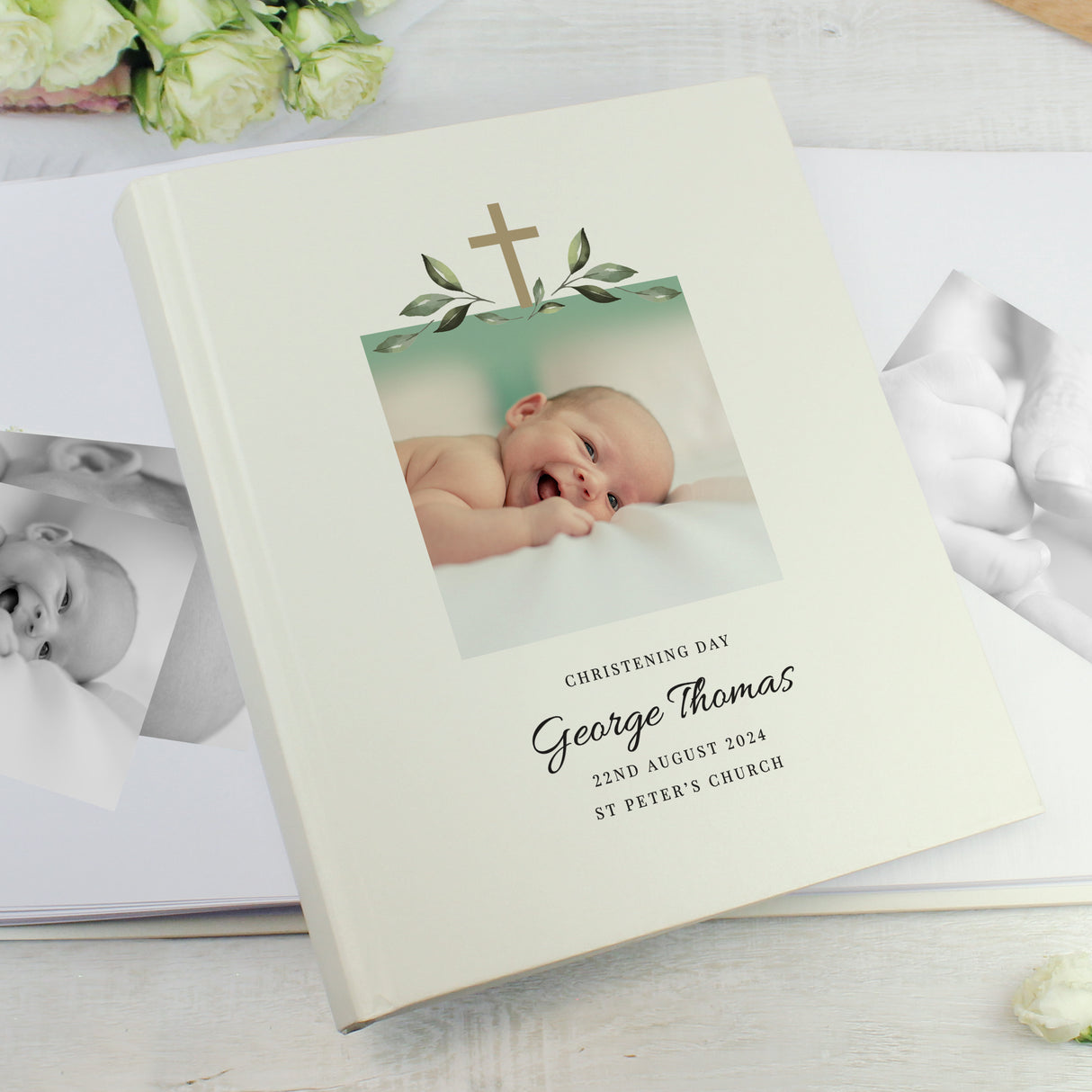 Personalised Religious Photo Upload Traditional Photo Album - Photo Albums at Gift Moments