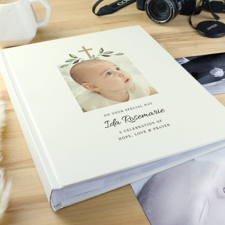 Personalised Religious Photo Upload Traditional Photo Album - Photo Albums at Gift Moments