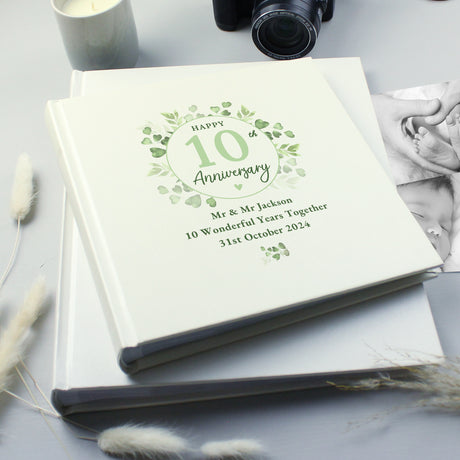 Personalised Botanical Anniversary Photo Album - Photo Albums at Gift Moments